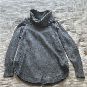 Cozy Gray Turtleneck Sweater